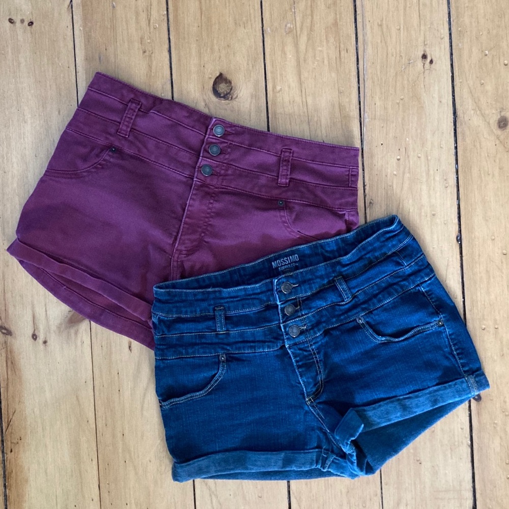 2 High Rise Shorts - Picture 2 of 8